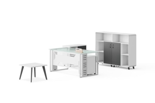 BG-2505A White Staff Desk for Office Furniture Dealers for Kenya Office Fit-Out Projects