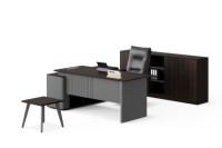 BG-2575LA L Shaped Manager Desk with Side Cabinet for Office Projects for Nigeria Office Furniture Distributors